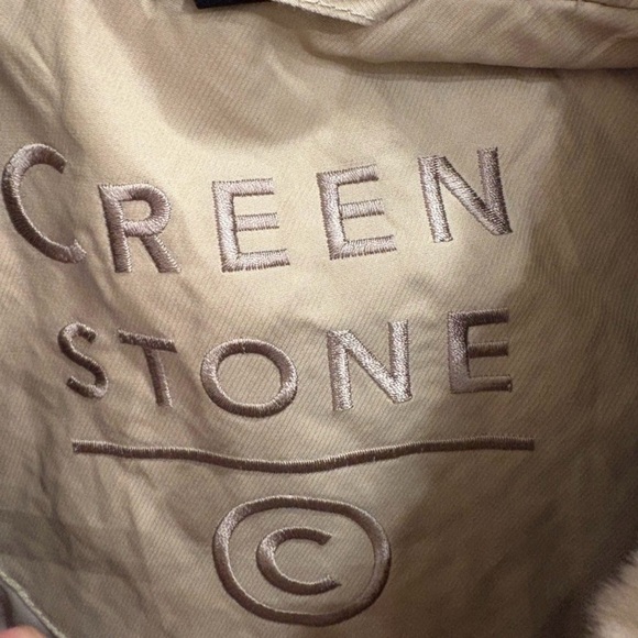 CREEN STONE WOMENS FAUX FUR TRENCH COAT - Picture 8 of 13